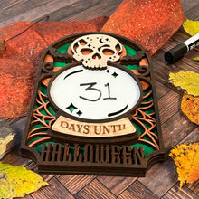 Load image into Gallery viewer, Enchanting Countdown: Days to Halloween Whiteboard Sign
