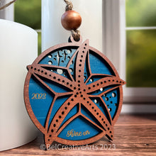 Load image into Gallery viewer, Starfish ornament, beach decor, beach lovers gift, made in USA
