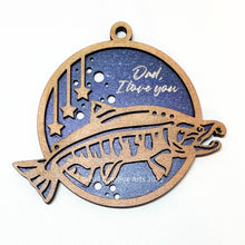 Load image into Gallery viewer, Fish ornament, Father&#39;s Day gifts, fishing decor, hand made in USA
