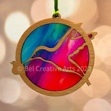 Load image into Gallery viewer, Hummingbird ornament, great gift for bird lovers, handmade in USA
